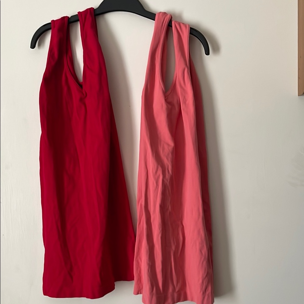 Red and Pink Tank Top’s